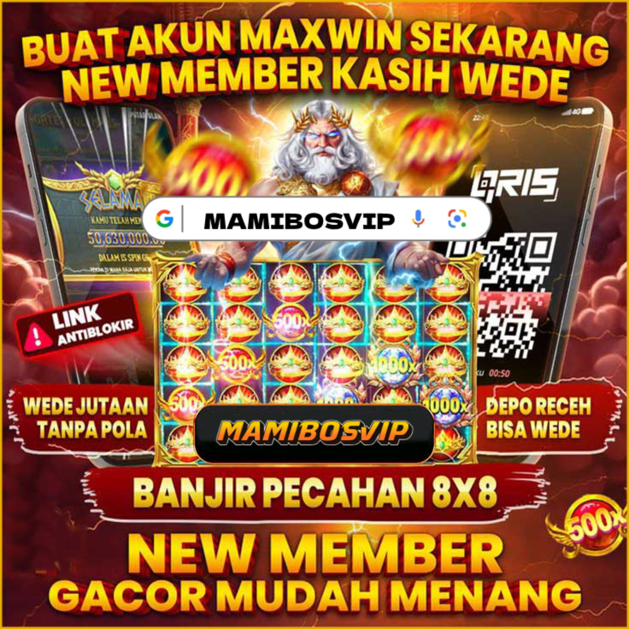 MAMIBOSVIP: Situs Slot Gacor 2025 Hari Ini Maxwin Mudah, RTP Tinggi & Auto Jackpot!